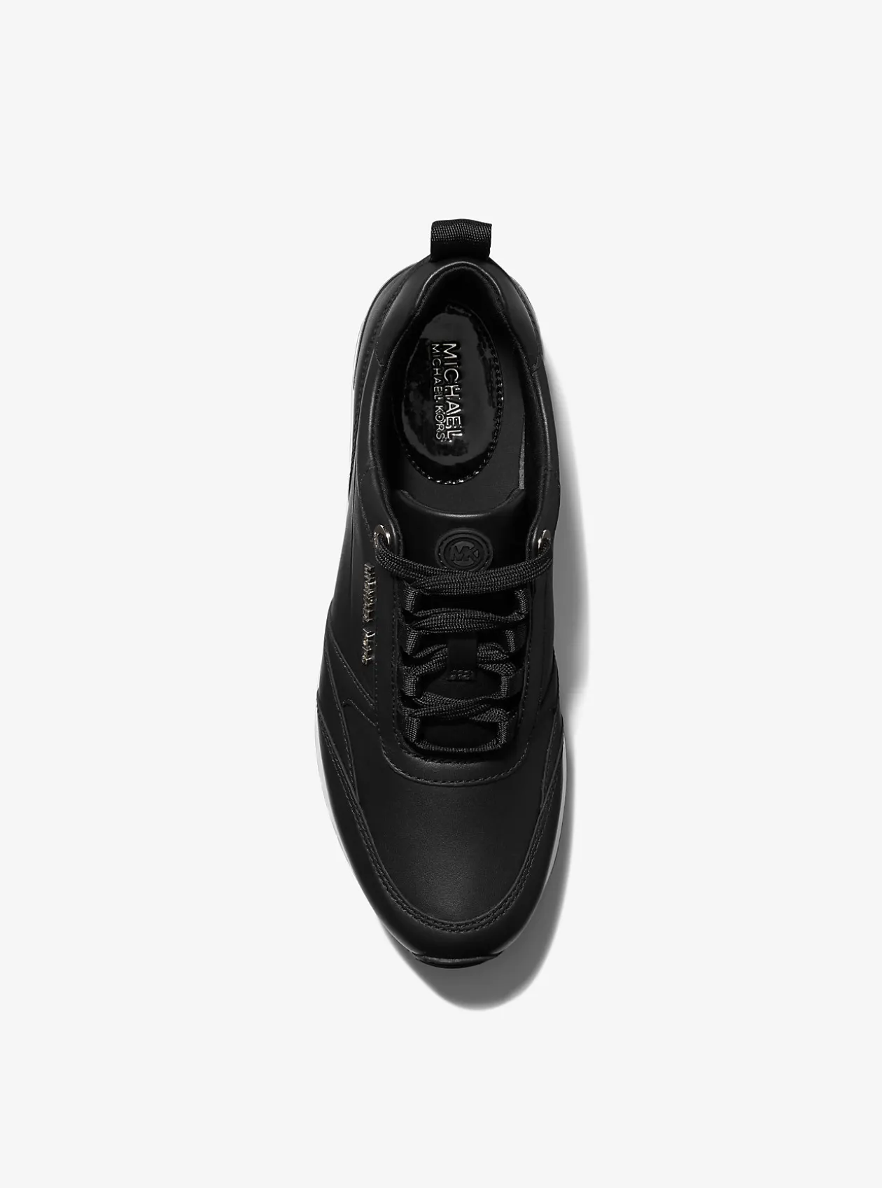 Allie Stride Leather and Nylon Trainer