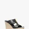 Bradley Leather Wedge Sandal