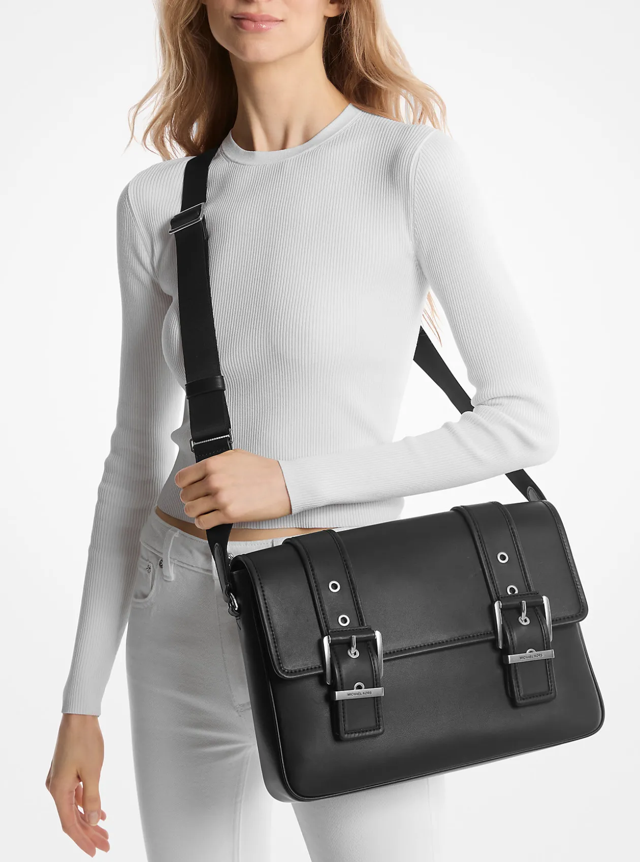 Colby Leather Messenger Bag