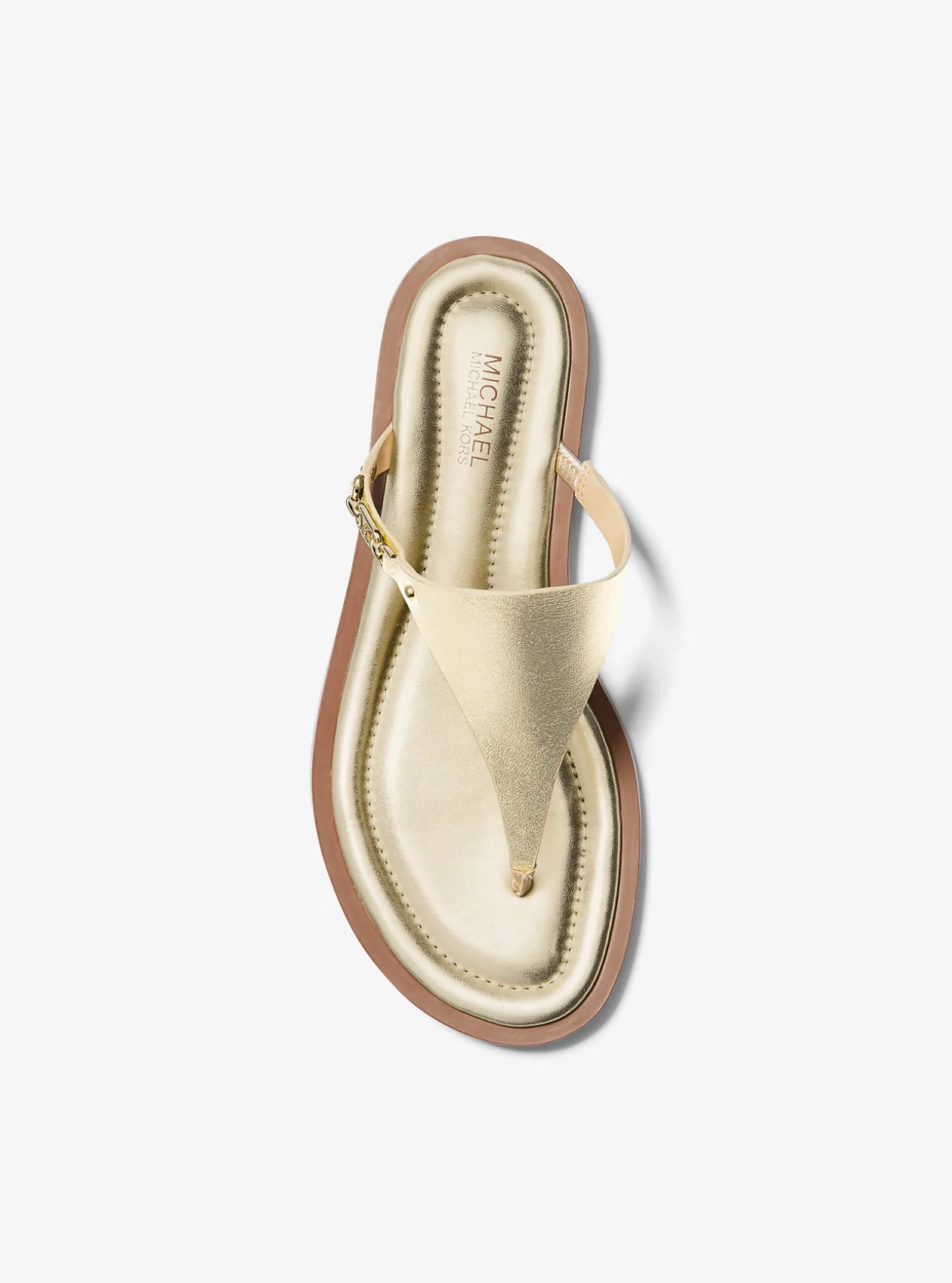 Daniella Metallic Leather Sandal
