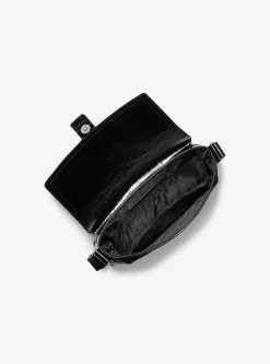 Darrington Mini Crackled Leather Crossbody Bag