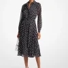 Dot Georgette Shirtdress