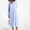 Embellished Printed Georgette Dress