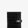 Empire Crocodile Embossed Leather Passport Wallet
