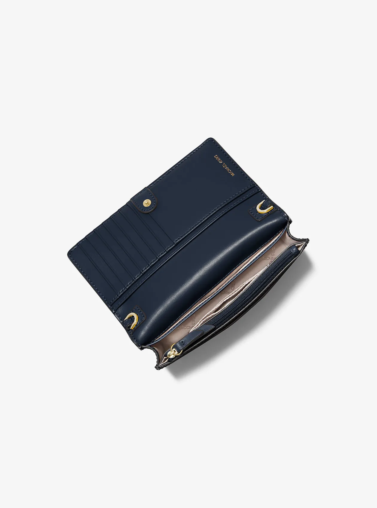 Jet Set Small Pebbled Leather Smartphone Convertible Crossbody Bag