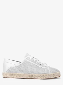 Libby Glitter Chain Mesh Collapsible-Heel Sneaker