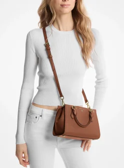 Marilyn Small Saffiano Leather Crossbody Bag