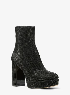 Maxine Crystal Embellished Platform Boot