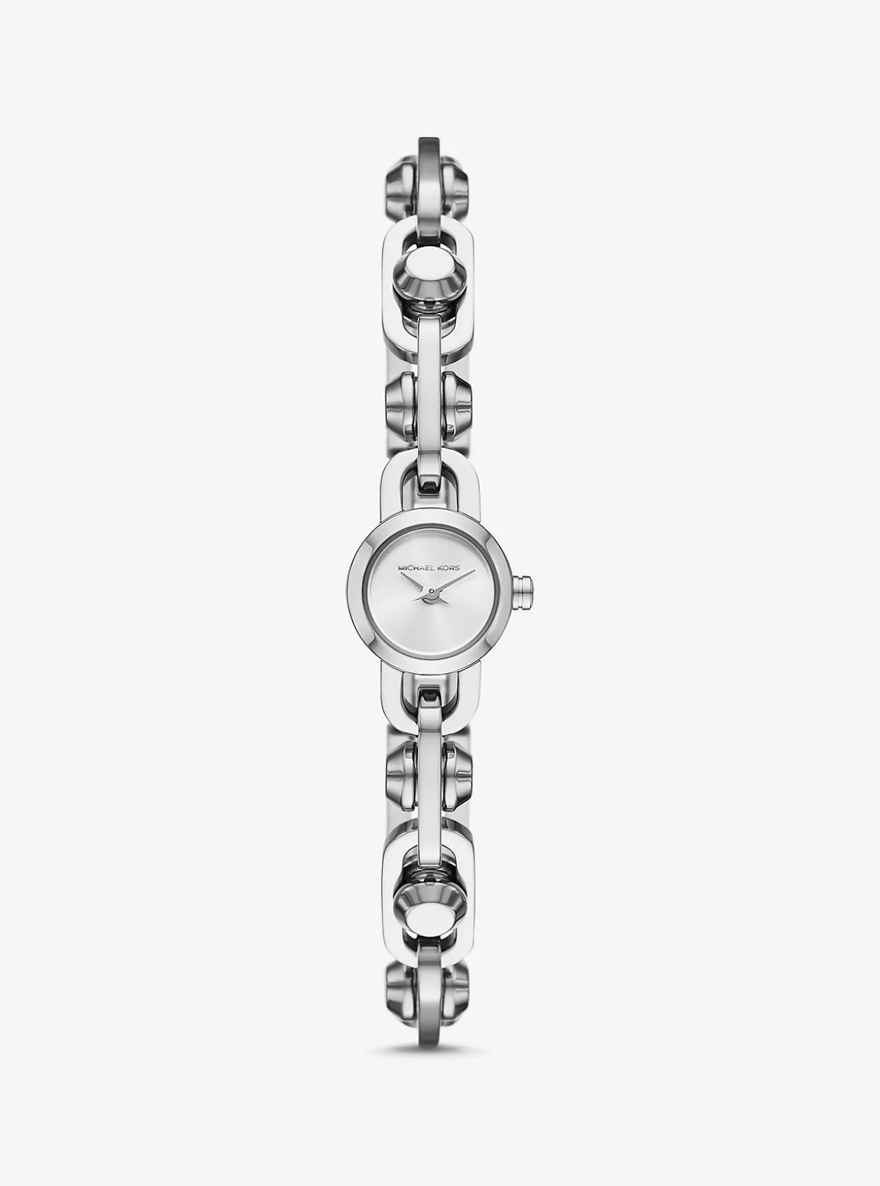 Mini Astor Link Silver-Tone Bracelet Watch
