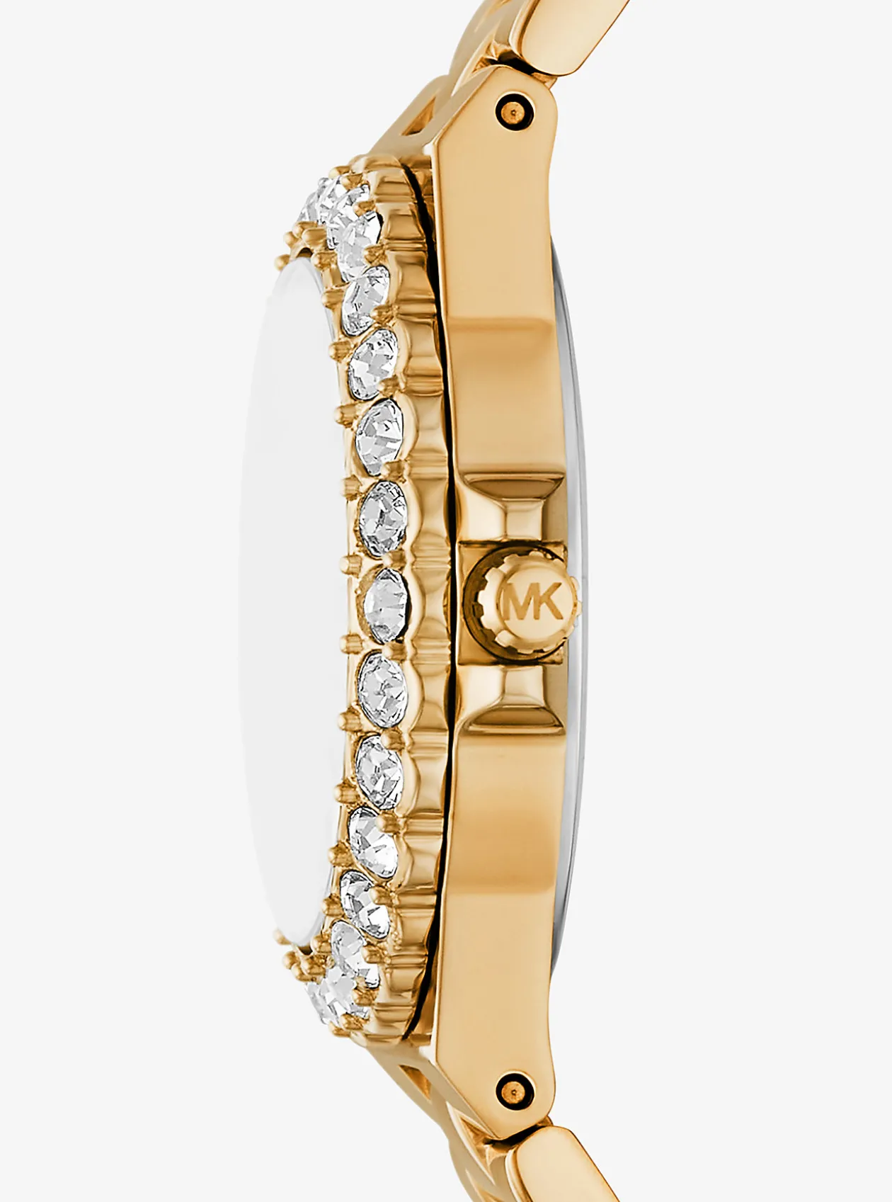 Mini Lennox Animal Pavé Gold-Tone Watch