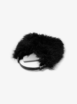 Nolita Large Shearling Leather Hobo Shoulder Bag