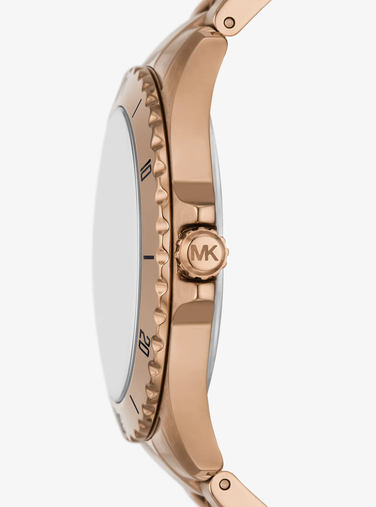 Oversized Everest Beige Gold-Tone Watch