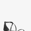 Polly Crocodile Embossed Leather Sandal