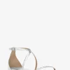 Polly Metallic Python Embossed Leather Sandal
