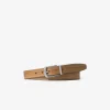 Reversible Leather and Snake Embossed Belt