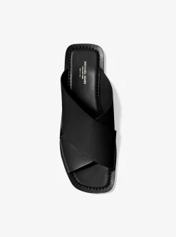 Ruth Leather Slide Sandal