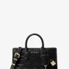 Scarlett Extra-Small Crocodile Embossed Leather Crossbody Bag