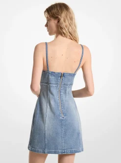 Stretch Denim Mini Dress