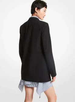 Stretch Wool Boyfriend Blazer