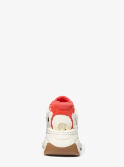 Zuma Two-Tone Leather and Suede Trainer